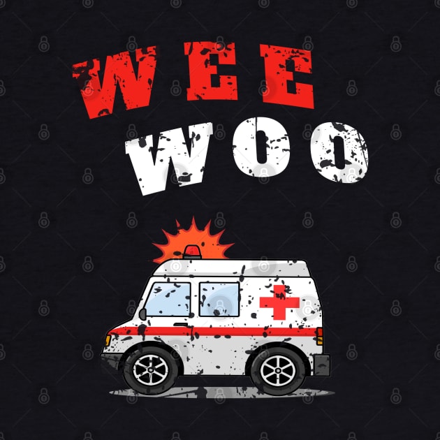 WEE WOO Ambulance! Splat Edition by Duds4Fun